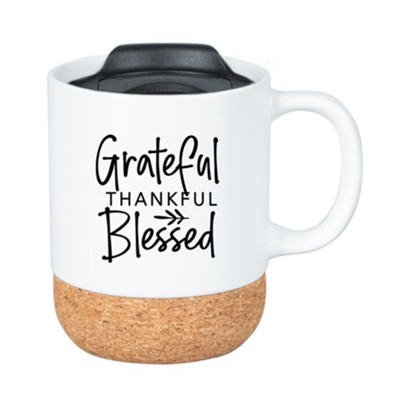 Thankful grateful blessed mug