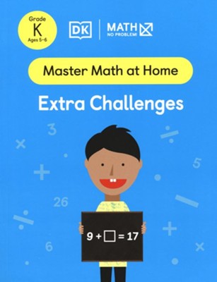 Math - No Problem! Extra Challenges, Kindergarten Ages 5-6  - 