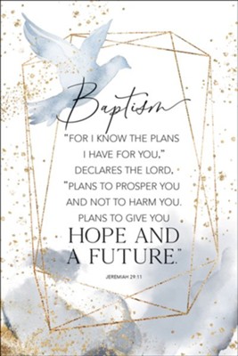 Baptism, Hope and Future, Plaque  - 