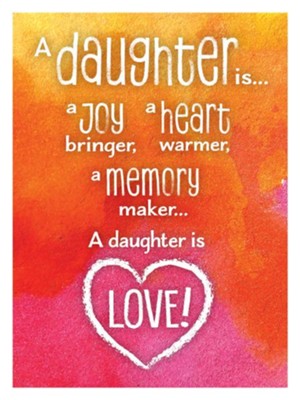 A Daughter Is Love Magnet - Christianbook.com