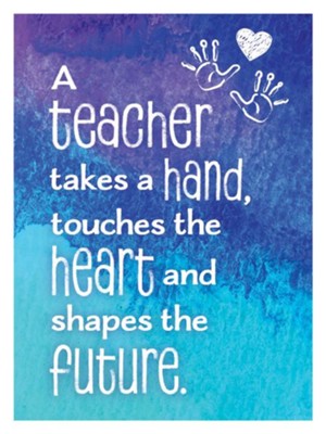 A Teacher Takes A Hand Magnet  - 
