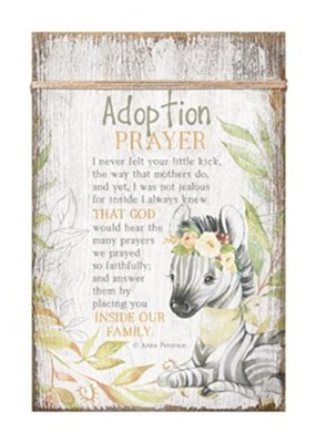 Adoption Prayer Block  - 