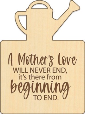 A Mother's Love, Wood Magnet  - 