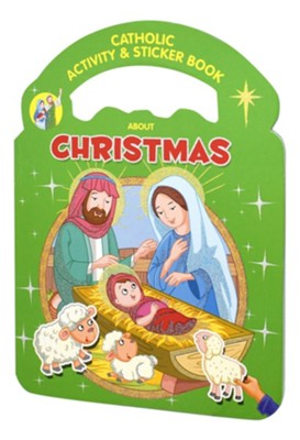 Catholic Activity & Sticker Book About Christmas  - 