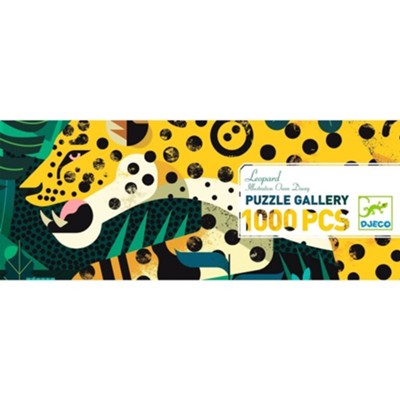 Leopard Gallery Puzzle, 1000 Pieces  -     By: DJECO

