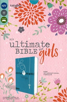 NIV Ultimate Bible for Girls--soft leather-look, teal  -     By: Nancy N. Rue
