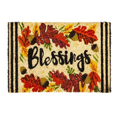 Autumn Blessings Coir Mat  - 