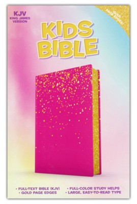 KJV Kids Bible--soft leather-look, pink: Edited By: Holman Bible Staff ...