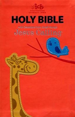 ICB Jesus Calling Bible for Children, Imitation Leather Orange   -     By: Sarah Young
