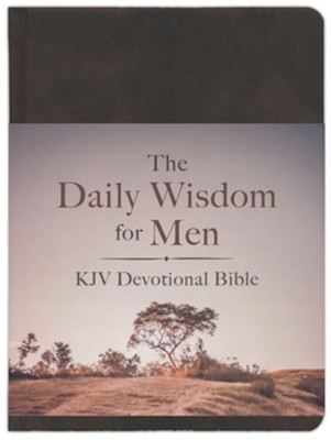 Kjv Daily Wisdom For Men Devotional Bible - Imitation Leather Covered 