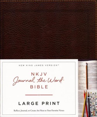 KJV, Journal the Word Bible, Large Print, by Thomas Nelson