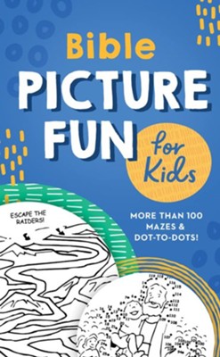 Bible Picture Fun for Kids: More Than 100 Mazes and Dot-to-Dots!  -     By: Compiled by Barbour Staff
