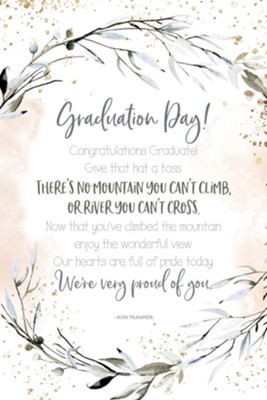 Graduation Day Plaque  -     By: Ron Tranmer
