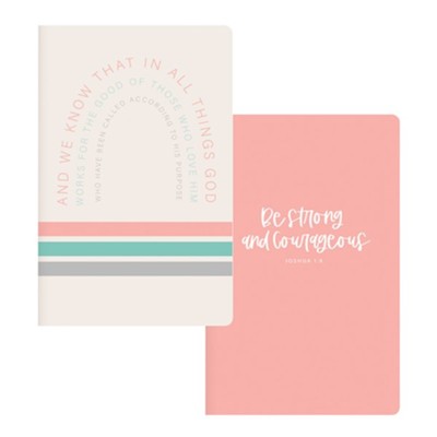 Be Strong and Courageous Notepad Set  - 