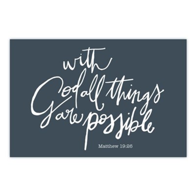 All Things Possible Poster, Small  - 