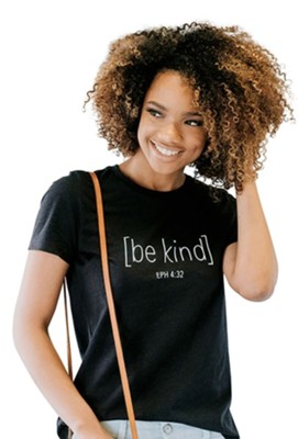 Be Kind Shirt, Black Heather, X-Large  -     By: Candace Cameron Bure
