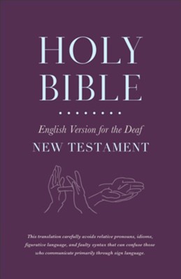 Holy Bible English Version for the Deaf, New Testament - eBook  - 