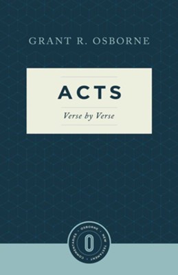 Acts Verse by Verse - eBook  -     By: Grant R. Osborne
