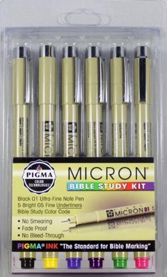 PIGMA Micron Bible Study Kit   - 