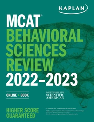 MCAT Behavioral Sciences Review 2022-2023: Online + Book - eBook  -     By: Kaplan Test Prep
