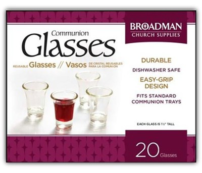 B&H Glass Communion Cups (Box of 20)   - 
