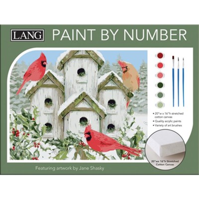 Cardinal Birdhouse Paint By Number  -     By: Susan Winget
