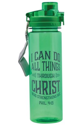 I Can Do All Things Through Christ Water Bottle  - 