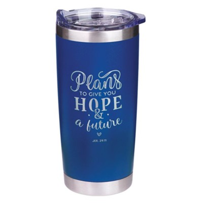 Plans to Give You Hope, Stainless Steel Travel Mug - Christianbook.com
