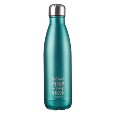 Set Your Minds On Things Above, Hot & Cold Insulated Bottle, Green ...