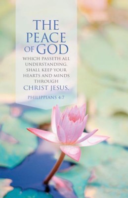 The Peace Of God Philippians 4 7 Kjv Bulletins 100 Christianbook Com