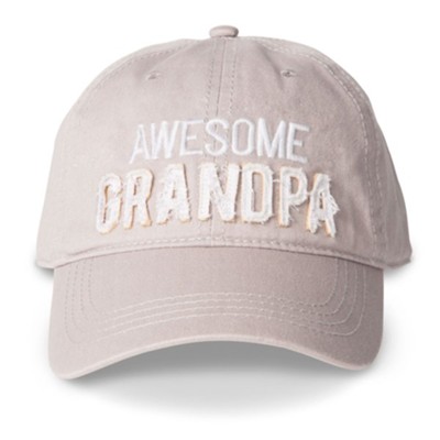 Awesome Grandpa Hat, Warm Gray  - 