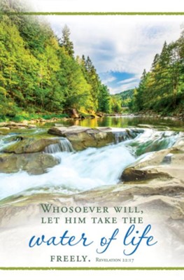 Take The Water Of Life Freely Revelation 22 17 Kjv Bulletins 100 Christianbook Com