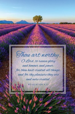 Thou Art Worthy (Revelation 4:11, Kvj) Bulletins, 100 - Christianbook.com