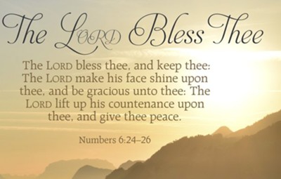 The Lord Bless Thee Postcards 25 Christianbook Com