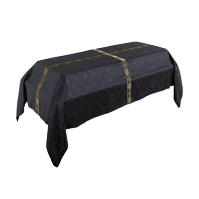 Avignon Funeral Pall, Black (72 inches x 120 inches)  - 
