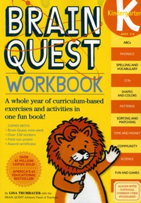 Brain Quest Kindergarten Workbook [With Stickers]  -     Edited By: Kimberly Oliver
    By: Lisa Trumbauer
