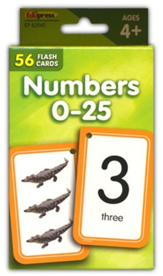 Numbers 0 to 25 Flash Cards - Christianbook.com