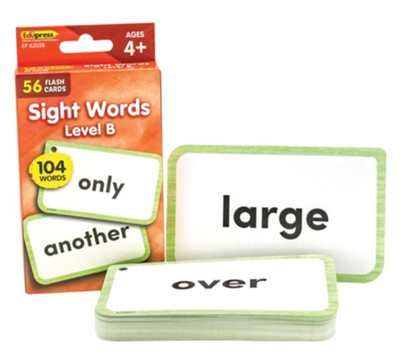 EP-62038 - Sight Words - Beginning Words (level B) Flash Cards by Teacher  Created Resources 