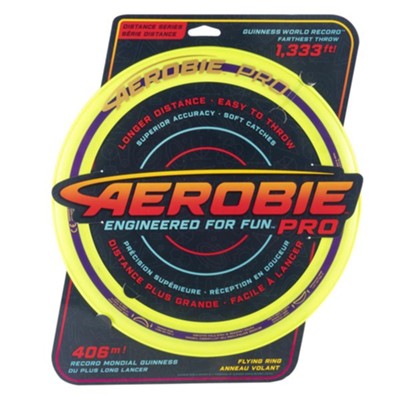 Aerobie Pro Ring Outdoor Flying Disc (Assorted Colors)  - 