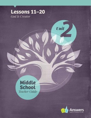 Answers Bible Curriculum Middle School Unit 2 Teacher Guide (2nd Edition)  - 