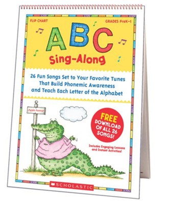 Abc Sing Along Flip Chart & Digitaldownload  - 