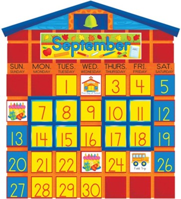 School House Calendar - Bulletin Board: 9780439394055 - Christianbook.com