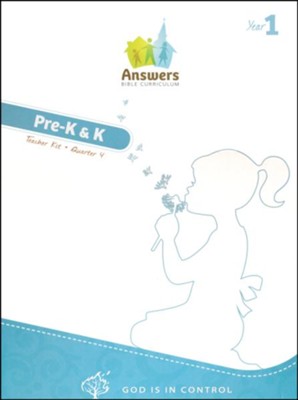Answers Bible Curriculum, Year 1, Quarter 4 Preschool Teacher Kit with     Student Sheets  -     By: Answers in Genesis
