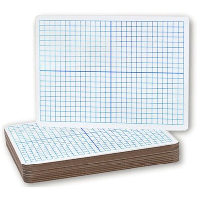 X Y Axis Dry Erase Boards 12/Pack  - 