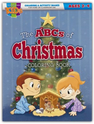 The ABCs of Christmas Coloring Activity Books, Ages 2-4  - 