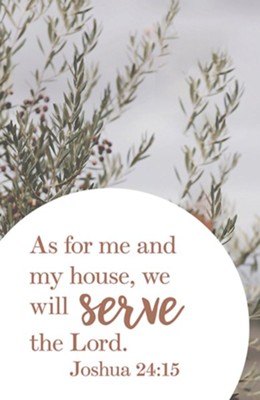 As For Me and My House (Joshua 24:15, KJV) Bulletins, 100  - 