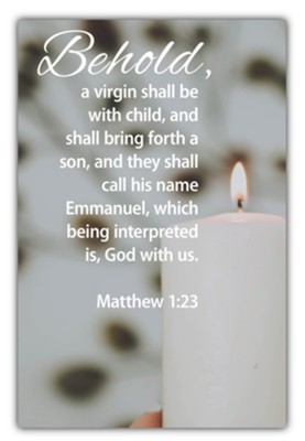 Advent God With Us (Matthew 1:23, KJV) Bulletins, 100  - 