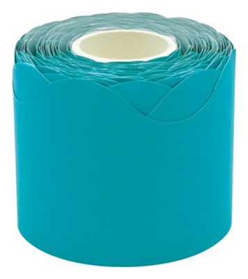 Teal Scalloped Rolled Border Trim - Christianbook.com