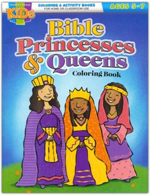 Bible Princesses & Queens Coloring & Activity Book (ages 5-7)  - 