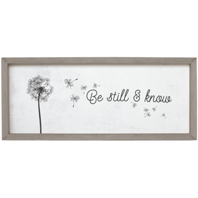 Be Still And Know, Farmhouse Frame  - 